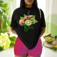 thumbnail image 3 of Playera Blusa De KIWI – Estilo Tropical que Te Llena de Vida Ropa Para Mujer Color Negro Talla Chica Marca Emil SaEs, 3 of 4