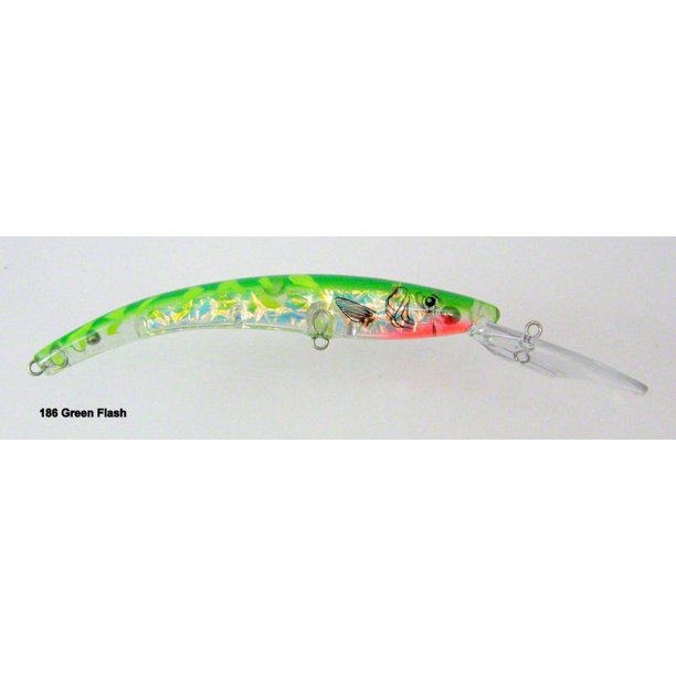 Reef Runner Fishing Lure 800186 Deep Diver 800 Rattling Minnow 28 Foot