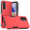thumbnail image 2 of For Samsung Galaxy A35 5G/ A55 5G Case, Dual Layer Shockproof Cover Case + Stylus Pen/ Tempered Glass (Red), 2 of 5