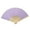 wedding fans, variant on Folding Hand Held Fan With Lace Silk Pattern, 7-Inch Size, Solid Color Design, 1 Piece Pack For Dance Wedding Party Events And Decorative Purposes, Lightweight And Portable
