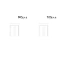 thumbnail image 1 of Self Sealing Storage Bags 200pcs - Clear Reusable Plastic Pouches with Zipper Lock - Multi-Purpose Organizer for Jewelry, Crafts & Small Items, 1 of 4