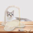thumbnail image 4 of Rascador de sisal para gatos con juguete colgante para ratón. Divertido rascador para gatos y gatitos de interior., 4 of 7