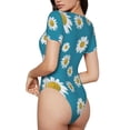 thumbnail image 3 of Vsdgher Womens High Waisted Bikini Sets Two Piece Swimsuit Christmas Pug Dog Print Tummy Control Bathing Suit-Small, 3 of 9