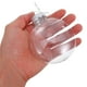 thumbnail image 4 of 6 adornos navideños de plástico, esferas planas de 8 cm, rellenables, para colgar en el árbol de Navidad. Disco plano para manualidades, decoración navideña y bodas. Transparentes., 4 of 8