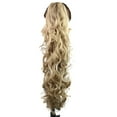 thumbnail image 1 of 26-Inch Long Messy Curls Claw Clip Ponytail Extensions Synthetic Clip in Drawstring Curly Ponytail Hairpiece Jaw Clip Hair Extensions (16#), 1 of 5