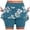 Mint Green, variant on Skirts for Women Skirt Product Women Elastic Yoga Culottes Athletic Shorts Lightweight High Waist Floral Print Shorts Skirt With Pocket Blue XL