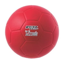 Champion Sports Rhino Skin Molded Foam Size 4 Soccer Ball, Red
