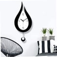 thumbnail image 4 of Wall Clock Battery Operated Silent Non-Ticking Wall Clocks,Water Droplet Design Acrylic Swing Wall Clock for Indoor Kitchen, 4 of 5