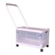 thumbnail image 3 of Contenedor de almacenamiento con ruedas y asa, caja rodante plegable de gran capacidad, caja de almacenamiento portátil, carrito de compras para el Claro, 3 of 8