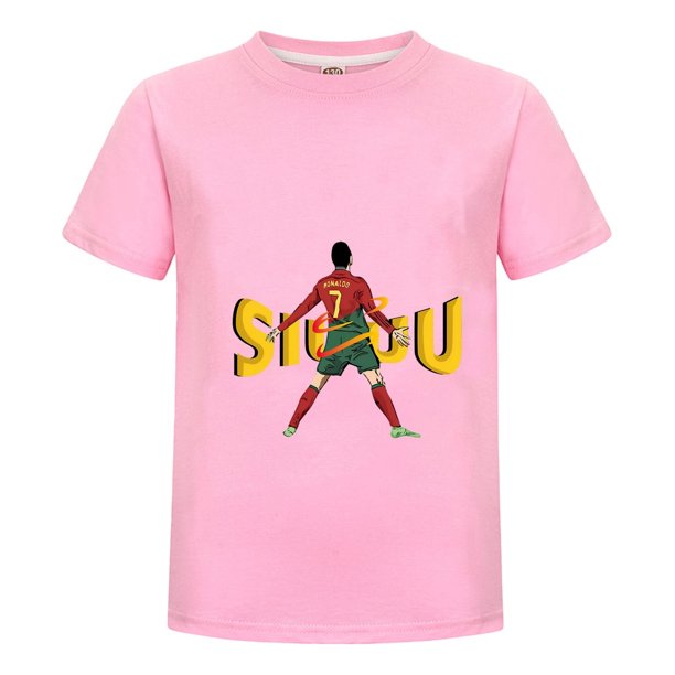 Camiseta de Futbol Niño CR7 | Celebración Ropa Infantil de Verano