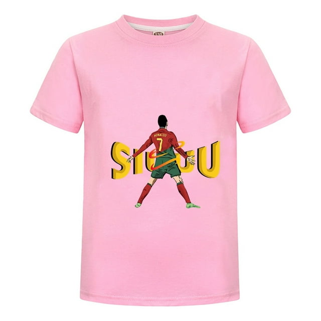 Camiseta de Futbol Niño CR7 | Celebración Ropa Infantil de Verano