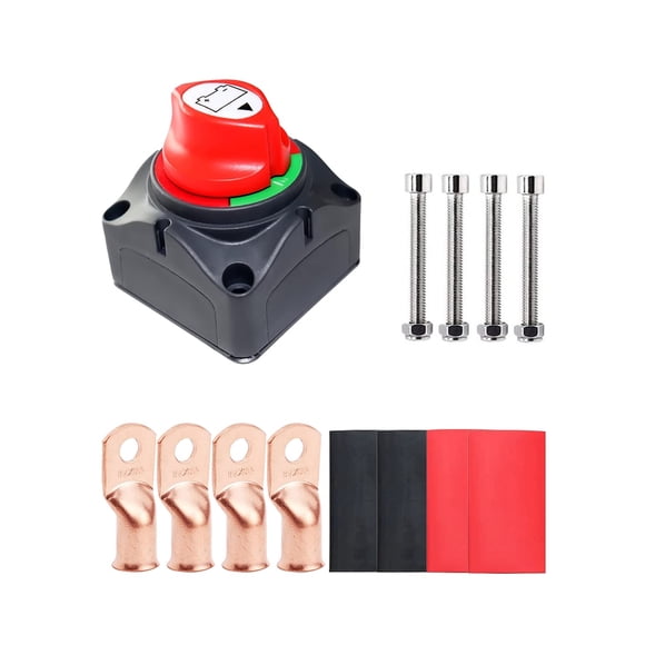 Interruptor de batería Gioyonil 12-48 V 275 A para uso marino, RV y automóvil