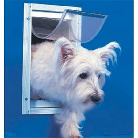 Ideal Ddsw Deluxe Dog Door Small White 5 In X 7 In Walmart Com