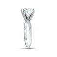 thumbnail image 4 of 1ct Solitaire Princess Cut Diamond Engagement Ring 14K White Gold, 4 of 4