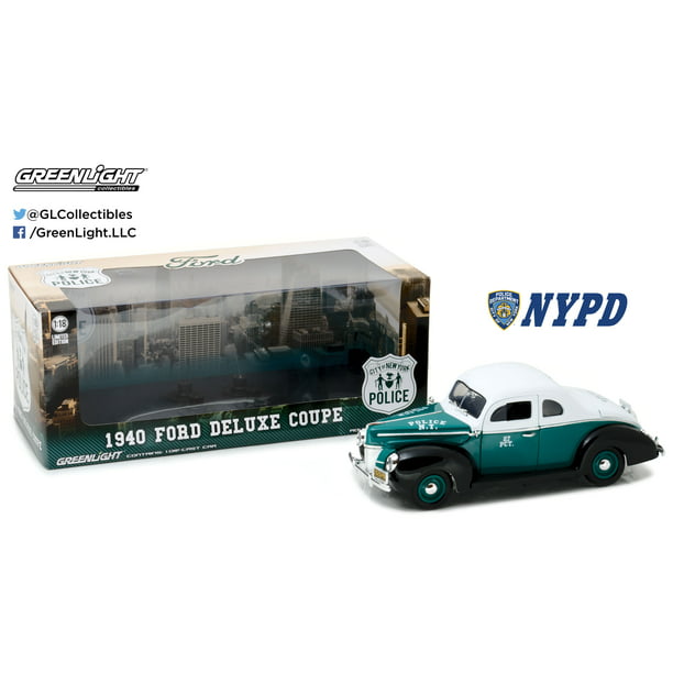 1:18 1940 Ford Deluxe Coupe New York City Police Department (NYPD 