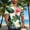 Green, variant on Hawaiian Shirt for Men Fashion Tropical Print Short Sleeve Button Down Lapel Loose Summer Shirts Outdoor Casual Sports Cozy Lightweight Beach Tops