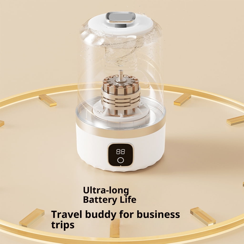 Zeiwohndc Underwear Washer Built in Battery Low Noise ABS Texture Travel Essential