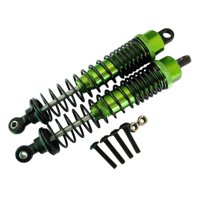 Amortiguador trasero Vogacara 130mm Aleación de aluminio 1/10 WLtoys K949 Verde