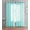 Turquoise, variant on Single (1) Sheer Window Curtain Panel: 55" W X 90" L, Plaid/Check Design, Metal Grommet (Silver