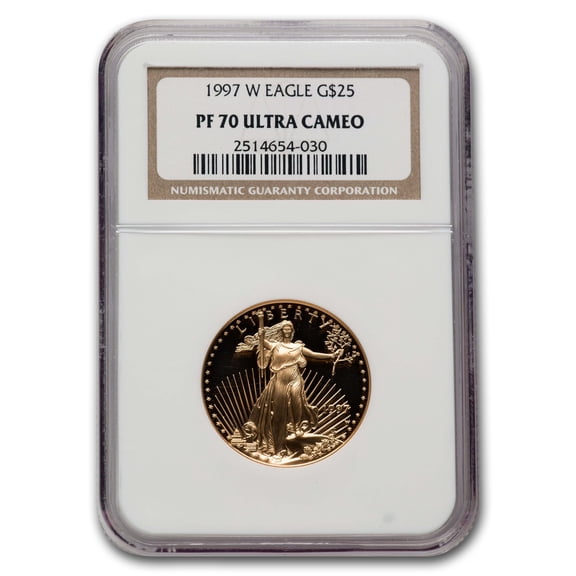 1997-W 1/2 oz Proof American Gold Eagle PF-70 UCAM NGC
