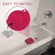 thumbnail image 2 of Shower Foot Massager Scrubber - Improves Foot Circulation & Reduces Foot Pain - Soothes Tired Achy Feet And Scrubs Feet Clean - Non Slip With Suction, 2 of 2