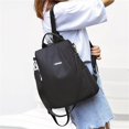 thumbnail image 4 of Hot Women鈥檚 Backpack Designer High Quality Soft Leather Simple Fashion Backpack Large Capacity Antitheft Shoulder Bags 2023 New Black 06, 4 of 6