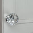 thumbnail image 4 of GlideRite 1-5/8 in. Round K9 Crystal Cabinet Knob, Polished Chrome Base, 4 of 4