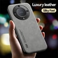thumbnail image 4 of Magnetic Sheepskin Leather Phone Cases Honor Magic 5 lite 4 Pro 70 60 50 Pro 20 30 X40 20i 10i Cover For Honor Magic 5 lite Case, 4 of 5