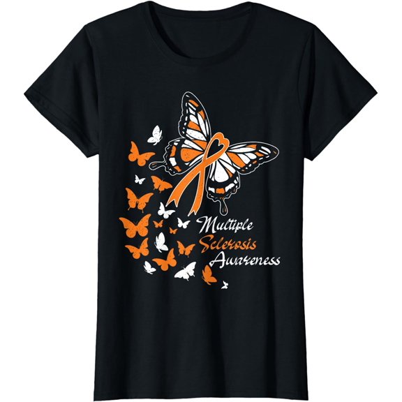 Multiple Sclerosis Awareness Butterflies Gift T-Shirt T-Shirt