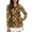 Sunflower and Mushroom Pattern, variant on Jiueut Zip Up Polo Shirts for Woman Spring Tennis Shirts Flowers Quick Dry Golf Wear with Long Sleeves Performance Sun Protection Tee Tops V Neck, Size XX-Large