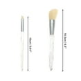 thumbnail image 2 of Unique Bargains 5 Pcs Crystal Makeup Brush Set for Bathroom Colorful Plastic Handle Nylon Hair, 2 of 5