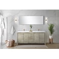thumbnail image 6 of Lafarre 72 in W Rustic Acacia Double Vanity, Cultured Marble Top & Rose Gold Faucet Set, 6 of 6