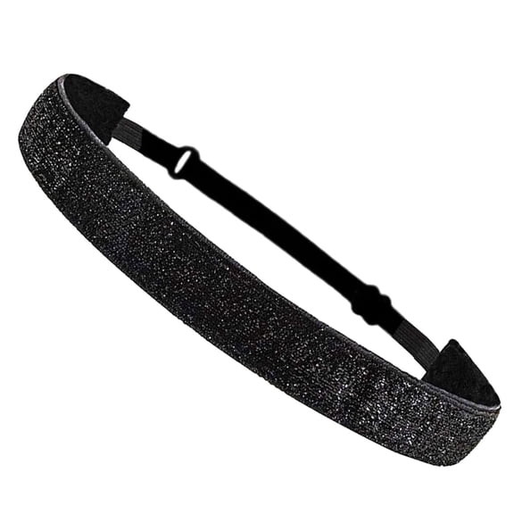 Sparkly Glitter Headbands Non-Slip Running Headbands Elastic Girls Sports Velvet-Fabric Stretchy Shiny Headbands Gifts