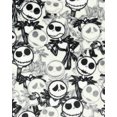 thumbnail image 5 of The Nightmare Before Christmas AOP Jack Skellington Holiday Plush Fleece Men's Pajama Pants with Adjustable Waistband, 5 of 7