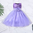 thumbnail image 4 of EnJoCho toddler Wedding Dress Kids Baby Girl Sequin Sleeveless Tulle Princess Dress Flower Belt for 3 to 10 Years Fashion Birthday Party Dresses, 4 of 4