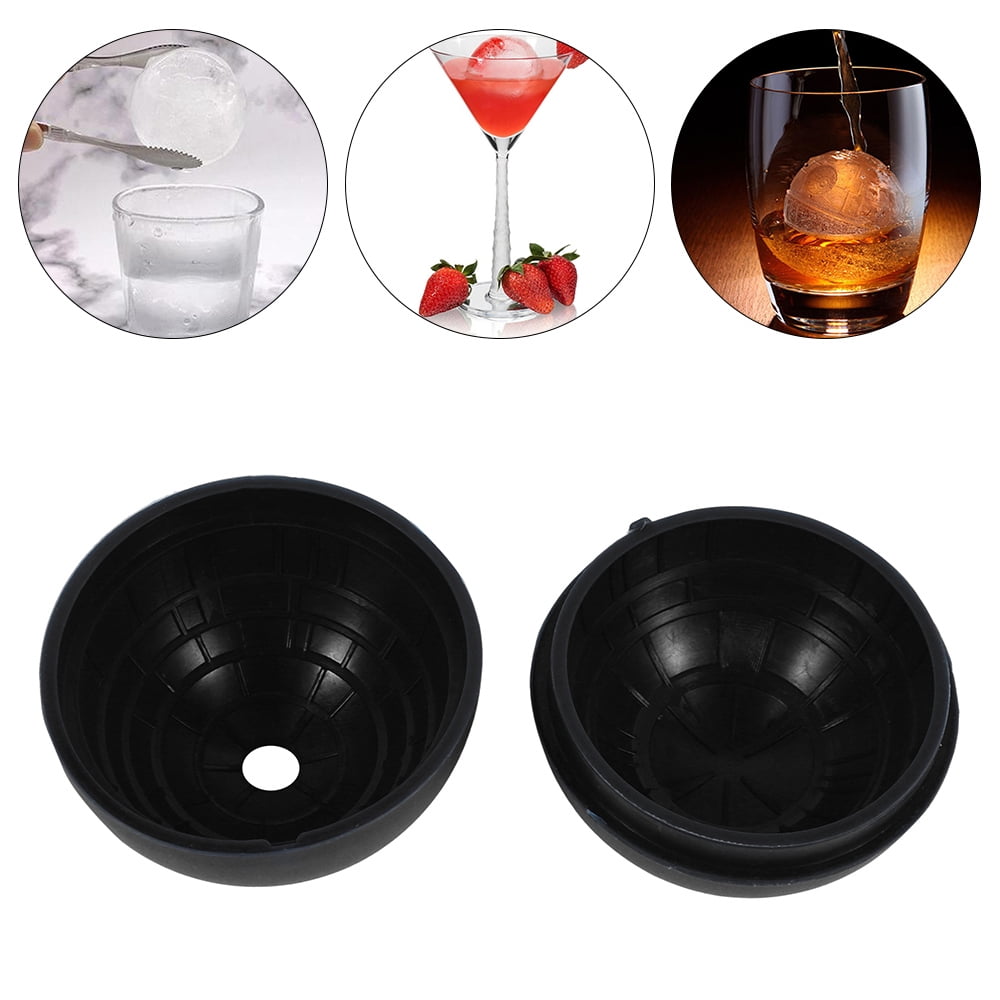 3D Silicone Death Star Ice Cube Round DIY Mould Pudding Jelly Mold Ice Trays 