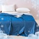 thumbnail image 1 of Solid Color Wavy Comforter Cool Touch Air Conditioning Quilt Soft Breathable Summer Blanket For Bedroom, 1 of 8