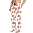 thumbnail image 2 of FORMRS Mens Pajama Pants with Pockets Sleepwear Lounge Bottoms Sizes S-2XL, Strawberry, 2 of 7