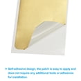 thumbnail image 4 of Unique Bargains Down Jacket Repair Patch 2' x 3', 6 Pack Self Adhesive Nylon Fabric Patch, Golden, 4 of 5