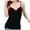 Black, variant on Sleep Shirts for Women Sleepwear Sleeveless V Neck Comfy Cami Tops No Underwire Plain Pajama Camisole with Pad