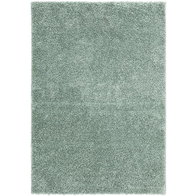 Central Oriental GS507.9 5 x 7 Pi Genève Verre Shag Zone Rug&44; Sarcelle