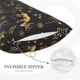 thumbnail image 5 of Balery Christmas Gold Deers1 Bedding Queen Pillow Cases - Envelope Closure - Soft Brushed Microfiber Fabric - Shrinkage and Fade Resistant Pillow Cases-, 5 of 9