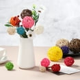 thumbnail image 4 of Uxcell Wicker Rattan Balls, Decorative Balls for Centerpiece Bowl Wedding Party Home Decor DIY Craft Orange, 4 of 7