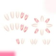 thumbnail image 7 of Almond Press on Nails Glossy Fake Nails on Nails in 12 Sizes,24Pcs French Nails Tips for Nails Art Decorations, 7 of 7
