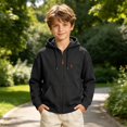 thumbnail image 2 of Boys Graphic Hoodie Sweatshirt, Kids 3D Pullover Cool Print, Long Sleeve Hoodies Pullover, 2 of 5