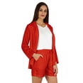thumbnail image 3 of Inkmeso Elegant Shrug& Shorts Set For Womens 3 Piece Outfits Loungewear Summer Sets, 3 of 7