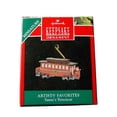 thumbnail image 2 of 1990 Santa's Streetcar (Train) Hallmark Keepsake Christmas Tree Ornaments QXM5766, 2 of 5