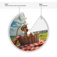 thumbnail image 5 of Christmas Tree Skirt, Adorable Puppy Basket Christmas Tree Decorations Indoor, Tree Skirts Mat With Tassel Trim for Halloween New Year Holiday Christmas Party Decor 36 Inches, 5 of 7