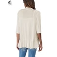 thumbnail image 5 of PULLIMORE Womens Lightweight Summer Cardigan Casual Open Front 3/4 Sleeve Cardigans Coat (M, White), 5 of 8