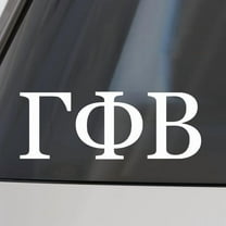 Gamma Phi Beta Car Decal Sticker- Greek Letters Design, Officially Licensed  Sorority Window Sticker